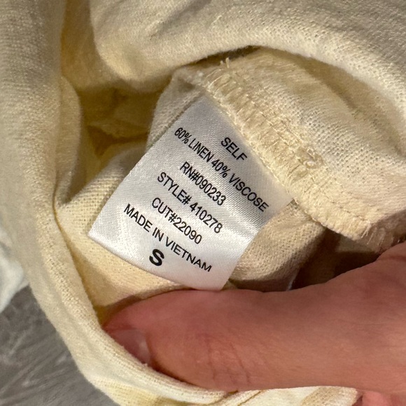 Yellow pacsun cropped tank (bow in back) - Picture 3 of 4